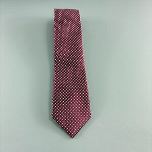 Nick Graham Red / Grey Geometric Men's Tie 3" x 60"